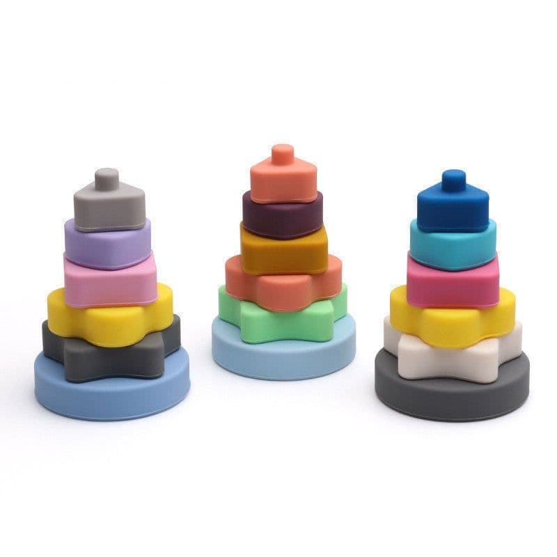 image-Baby Jenga Duo Dui Le Bite Puzzle Building Block Toys