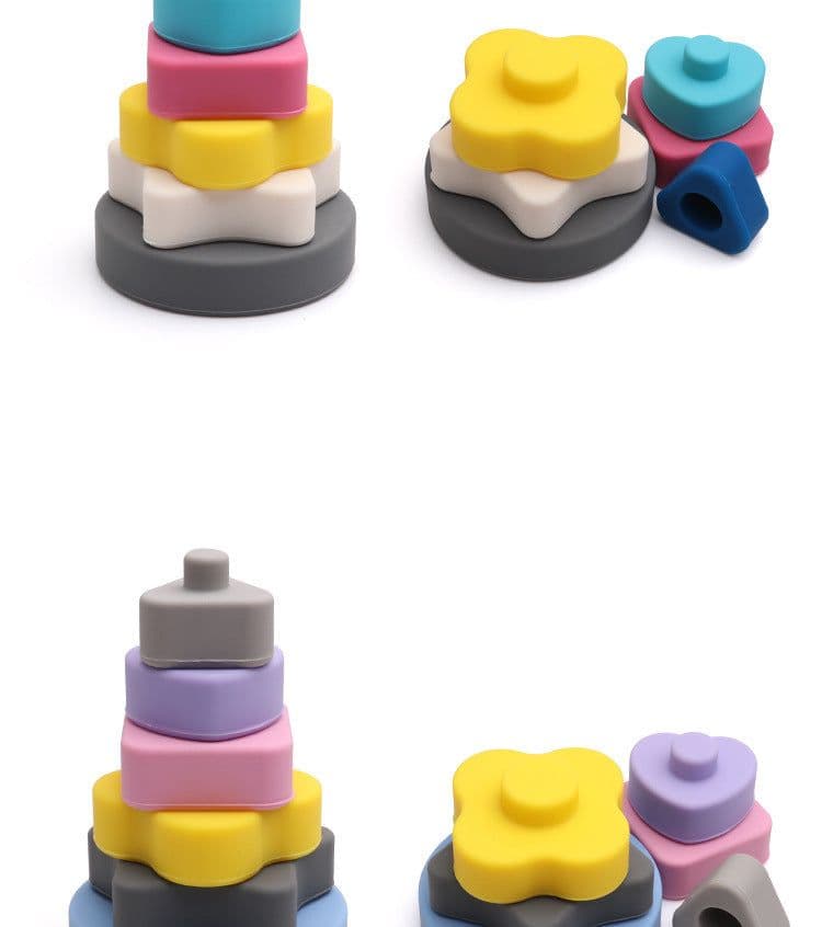 image-Baby Jenga Duo Dui Le Bite Puzzle Building Block Toys