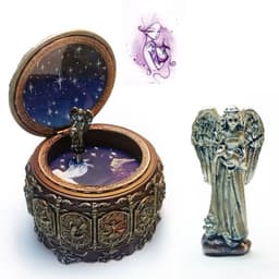image-Twelve Constellation Resin Music Box Music Box Crafts Creative Birthday Gift