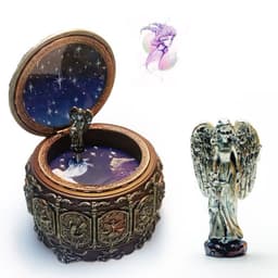 image-Twelve Constellation Resin Music Box Music Box Crafts Creative Birthday Gift