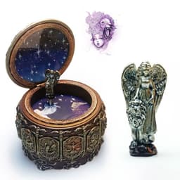image-Twelve Constellation Resin Music Box Music Box Crafts Creative Birthday Gift