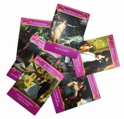 image-Gold-plated English Romantic Angel Oracle Card