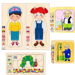 image-Butterfly Growth Puzzle Early Education Educational Toys