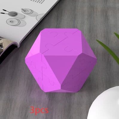 image-Puzzle Building Blocks Jigsaw Decompression Toy