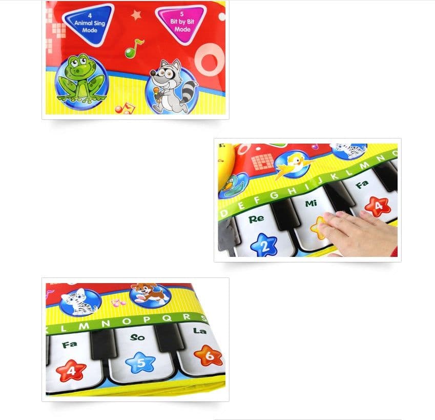 image-Electronic Piano Blanket For Maternal And Baby Toy Animals