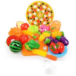 image-Vegetables And Fruits Children Kitchen Toy Set