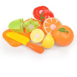 image-Vegetables And Fruits Children Kitchen Toy Set