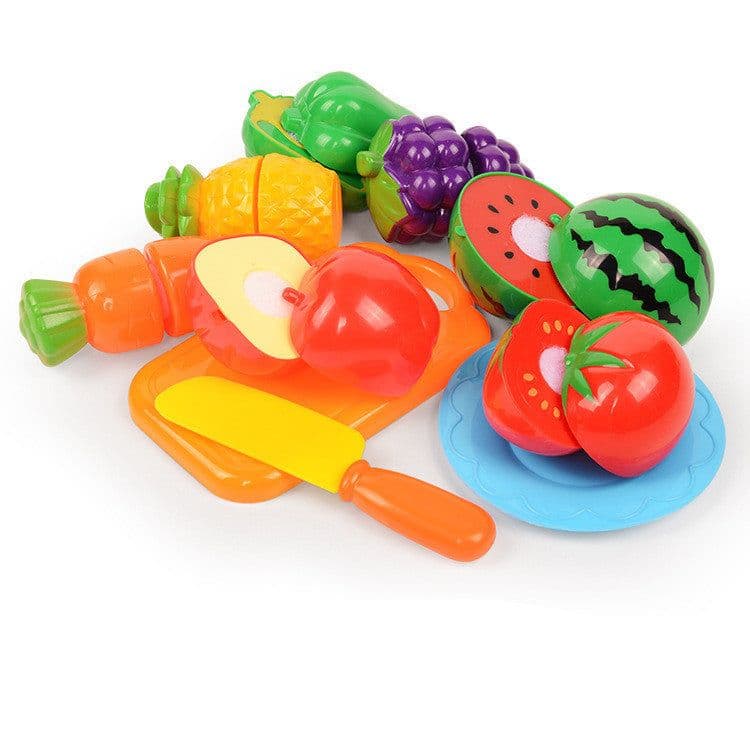 image-Vegetables And Fruits Children Kitchen Toy Set