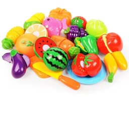 image-Vegetables And Fruits Children Kitchen Toy Set