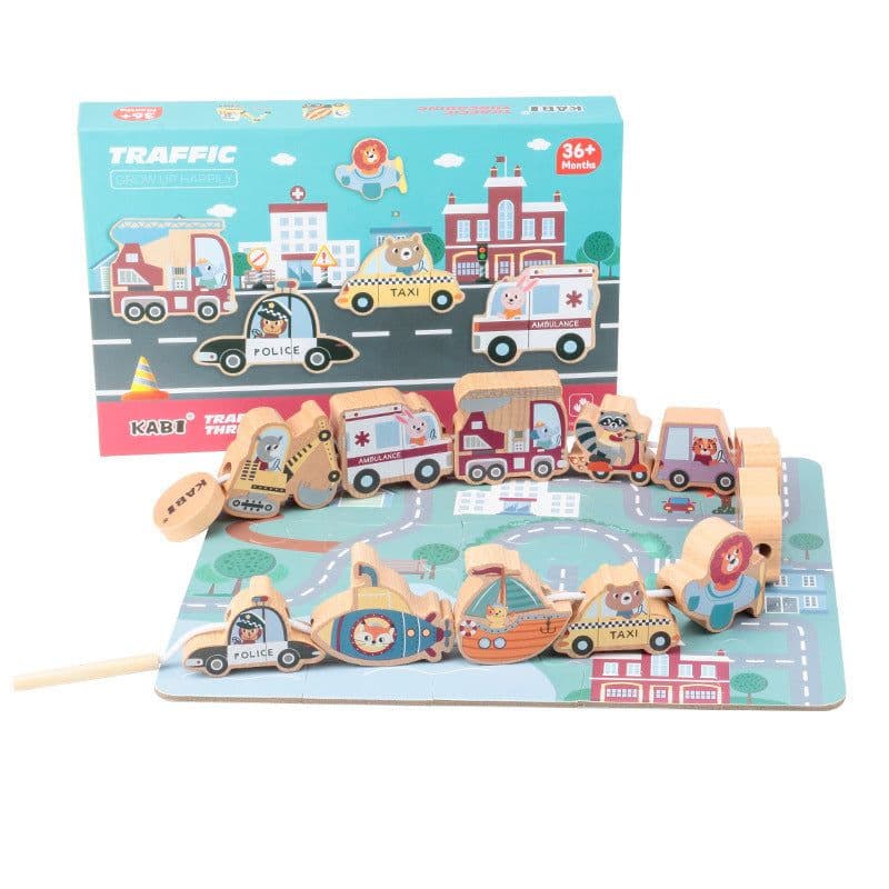 image-Large Wooden Vehicles For Early Education Of Young Children