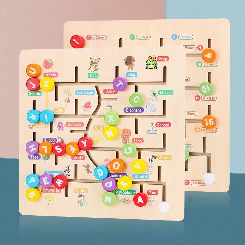 image-Cognitive Maze To Find A Place Educational Toy