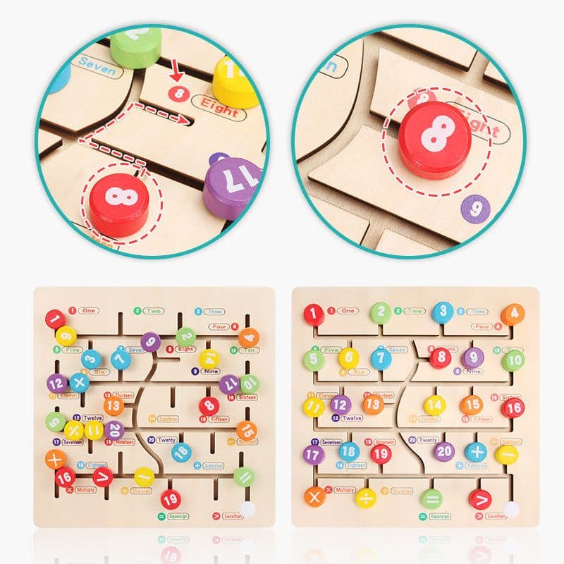 image-Cognitive Maze To Find A Place Educational Toy