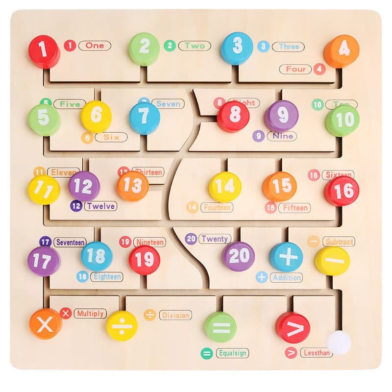 image-Cognitive Maze To Find A Place Educational Toy