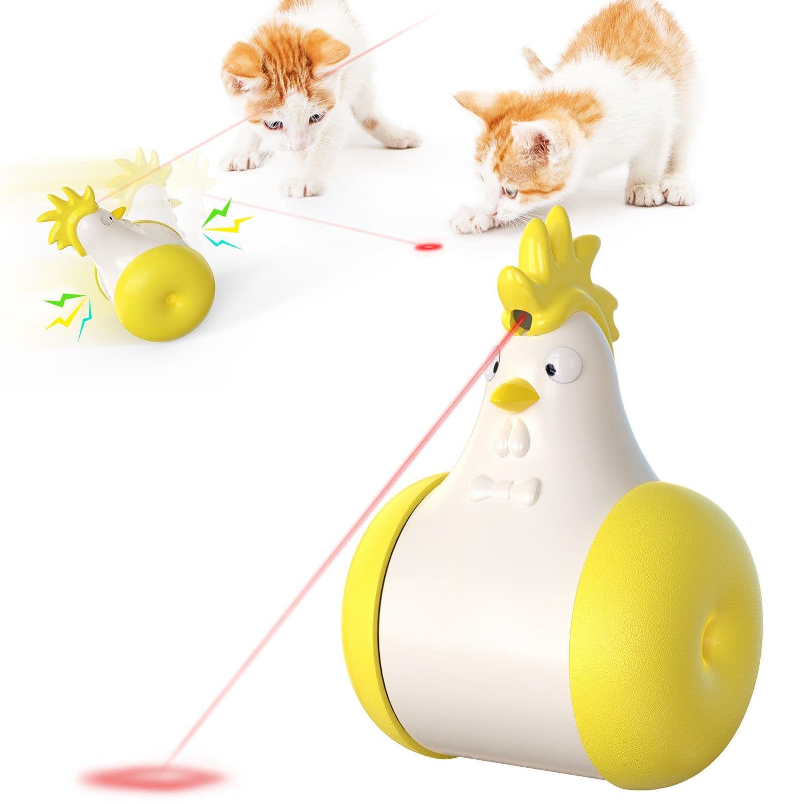 image-Tumbler Sends Laser Infrared Ray To Tease Cat Toy