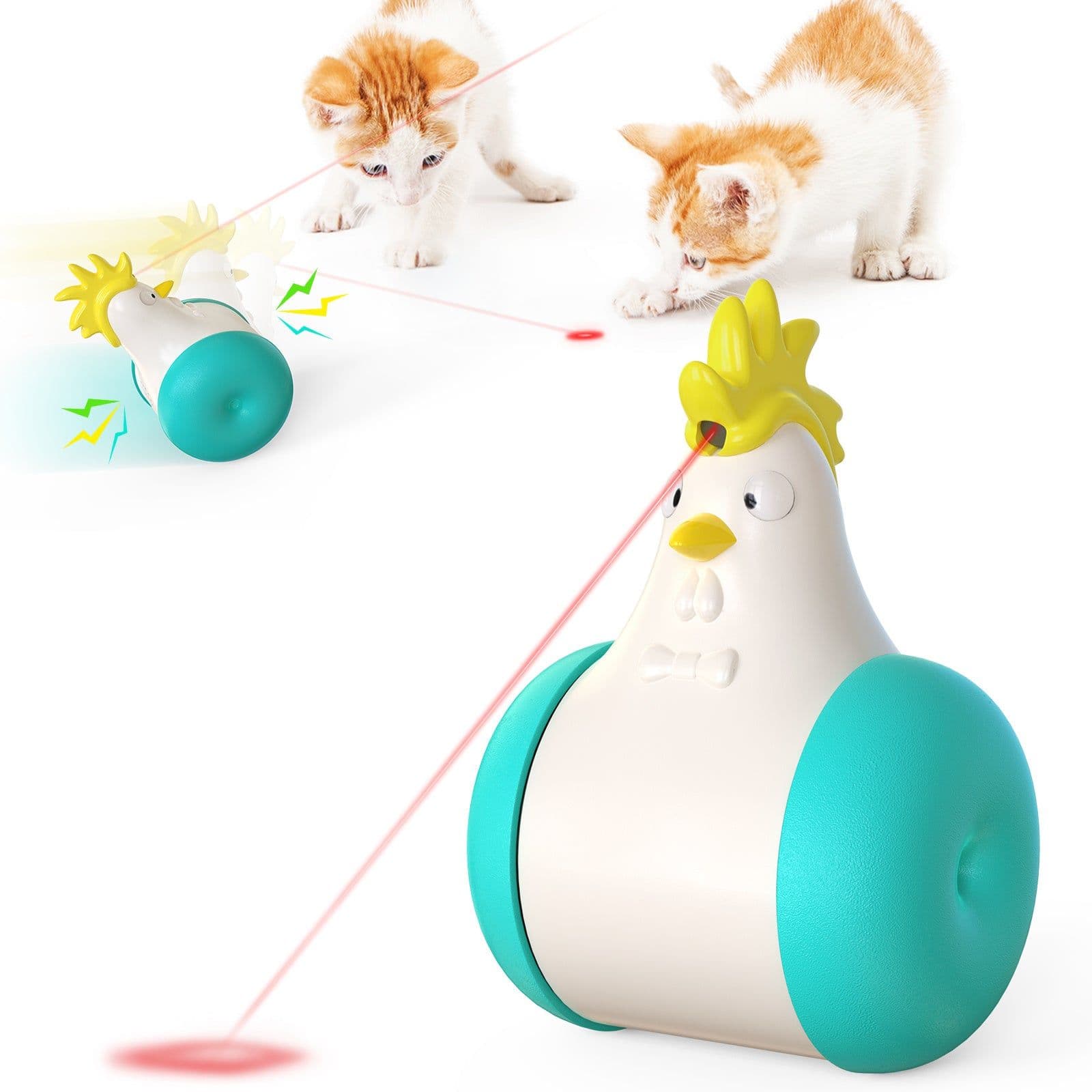 image-Tumbler Sends Laser Infrared Ray To Tease Cat Toy