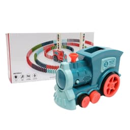 image-Domino Train Toys Baby Toys Car Puzzle Automatic Release Licensing Electric Building Blocks Train Toy