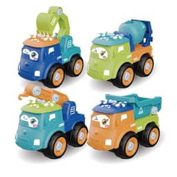 image-Children's Toy Plastic Detachable Construction Truck Boy Mixing Earth Truck Puzzle Detachable