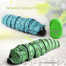 image-Infrared Remote Control Insect Worm Simulation RC Animal Toys Trick Novelty Jokes Prank For Kids RC Toys