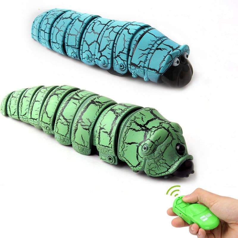 image-Infrared Remote Control Insect Worm Simulation RC Animal Toys Trick Novelty Jokes Prank For Kids RC Toys