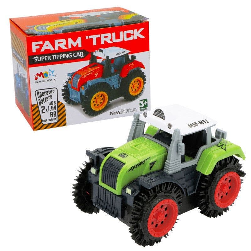 image-Cartoon Puzzle Children Flipping Toy Car