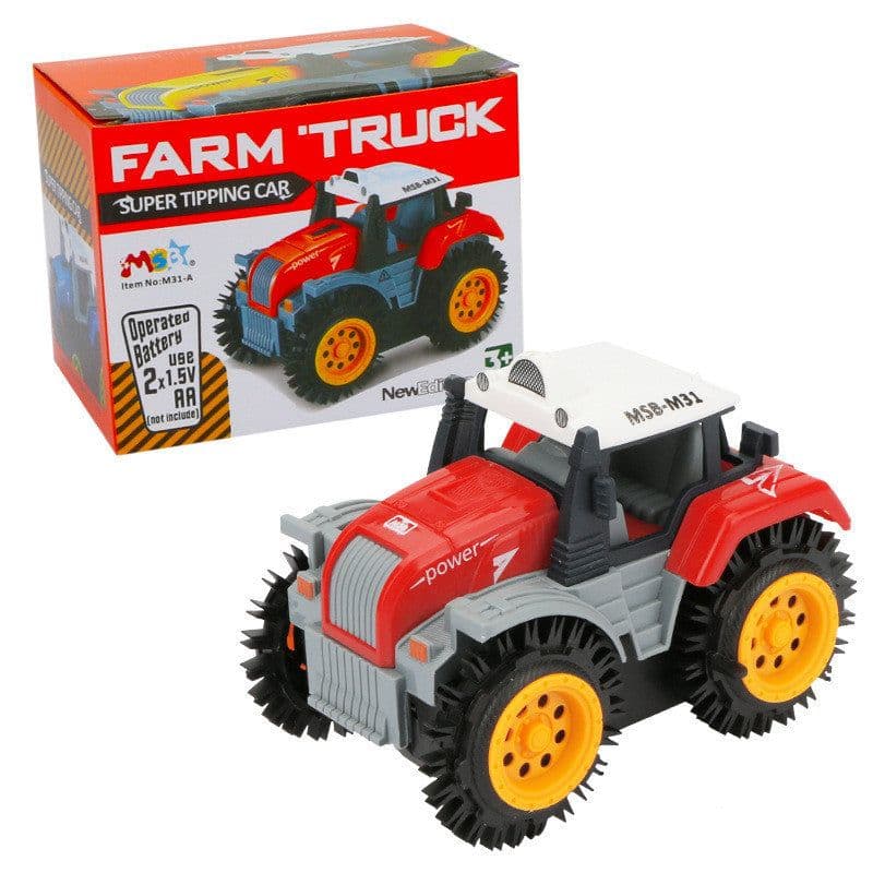image-Cartoon Puzzle Children Flipping Toy Car