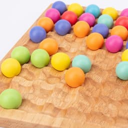image-Color Bead Xiaoxiaole Parent-child Wooden Children's Educational Toys