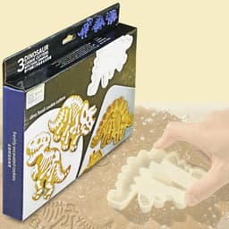 image-Dinosaur Biscuit Mould Sugar Craft Embossing Mold 3D Dessert Baking Mold Fondant Decoration Tool