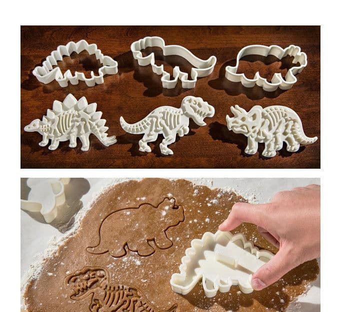 image-Dinosaur Biscuit Mould Sugar Craft Embossing Mold 3D Dessert Baking Mold Fondant Decoration Tool