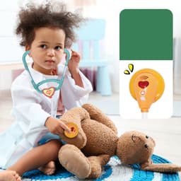 image-Play House Girl Simulation Children's Medical Stethoscope