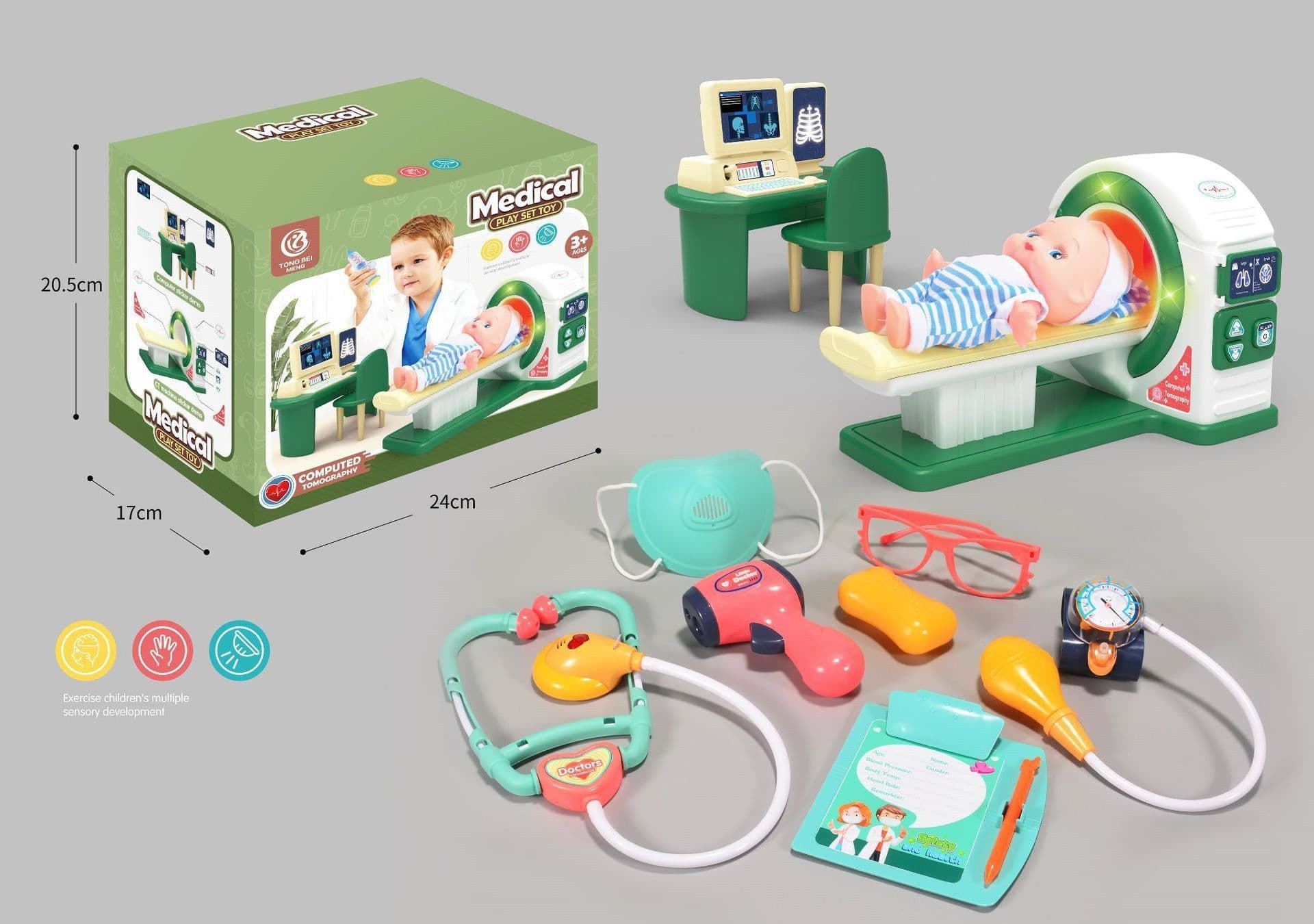 image-Play House Girl Simulation Children's Medical Stethoscope