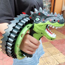 image-Rechargeable Children's Toy Gun Rotating Wheel Sucker