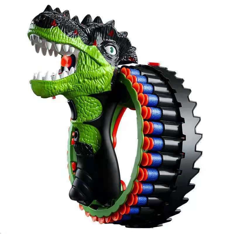 image-Rechargeable Children's Toy Gun Rotating Wheel Sucker