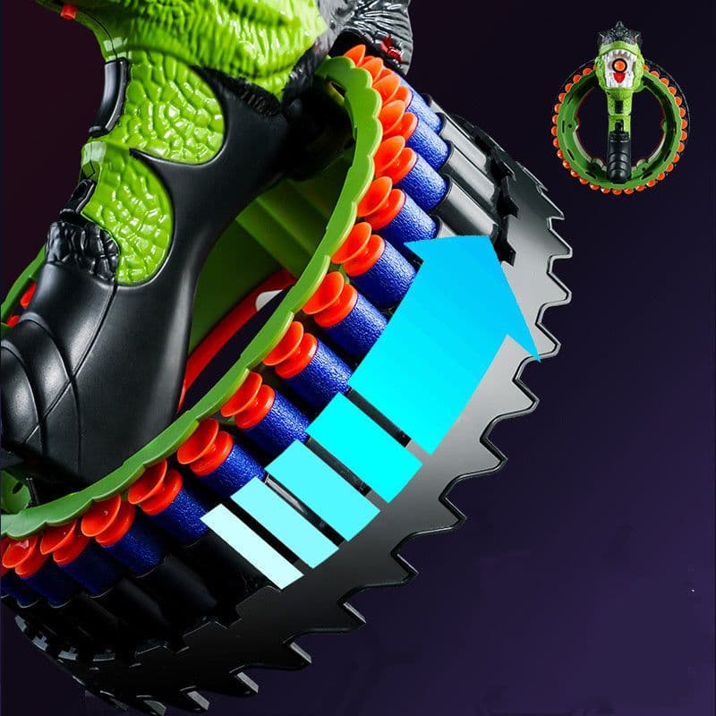 image-Rechargeable Children's Toy Gun Rotating Wheel Sucker