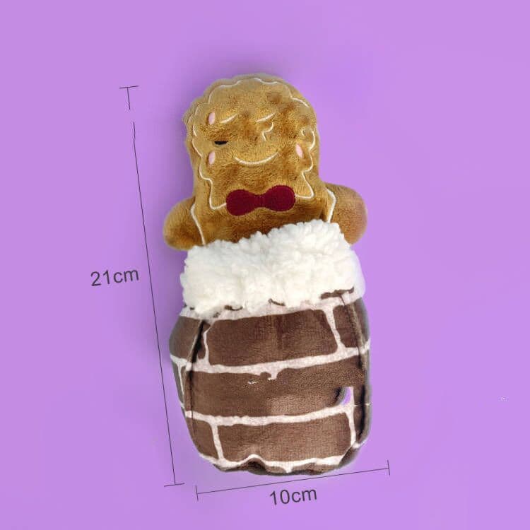 image-New Pet Christmas Plush Patchwork Toy