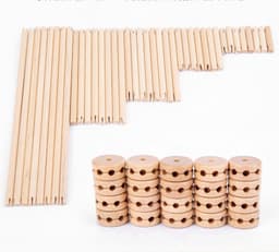 image-Diy Beads Tent Castle Blocks Children's Educational Building Block Toys