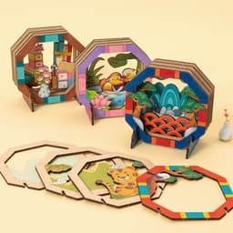 image-Creative Handmade Wooden Ornaments Night Light Interactive Toys Gifts