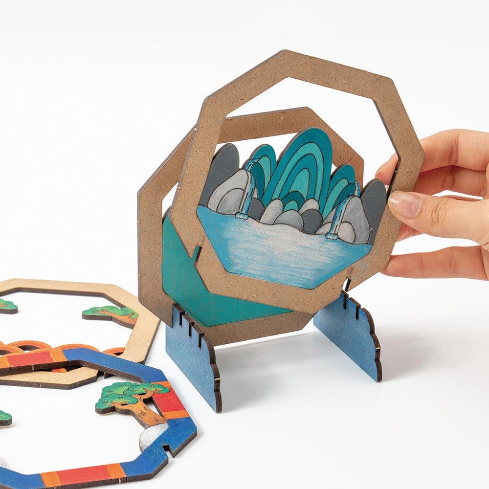 image-Creative Handmade Wooden Ornaments Night Light Interactive Toys Gifts