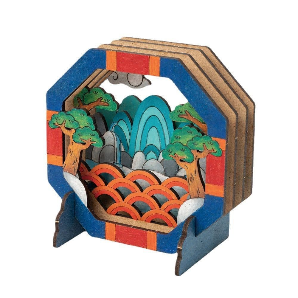 image-Creative Handmade Wooden Ornaments Night Light Interactive Toys Gifts