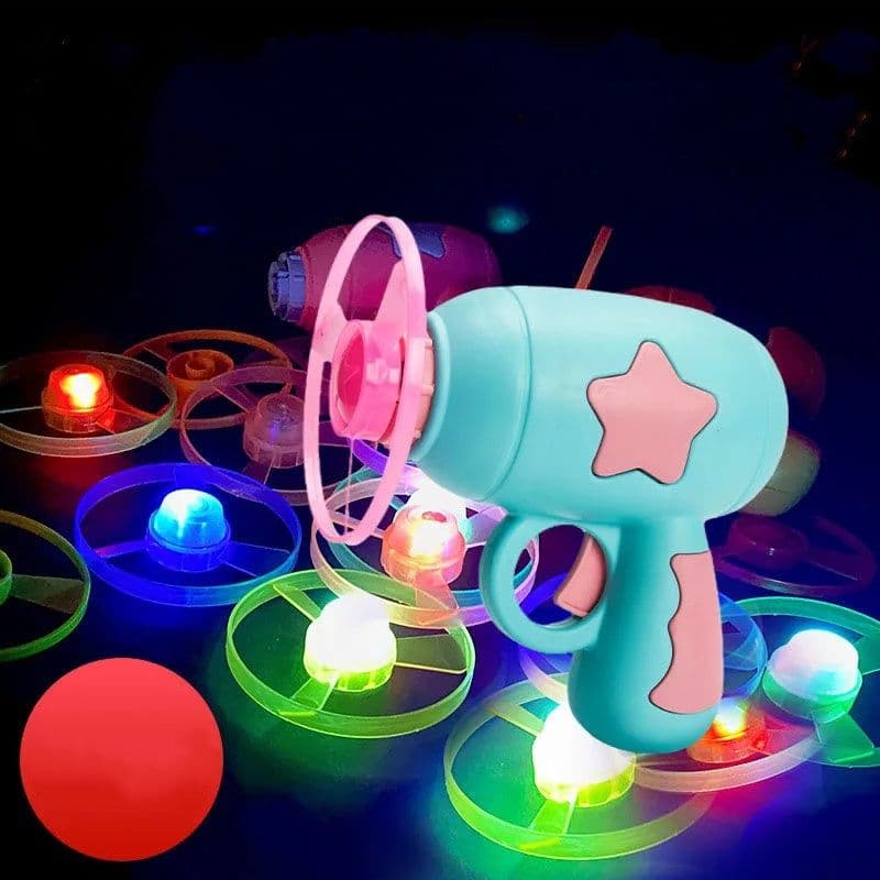 image-Pet Toy Dog Cat LED Light Toy Luminous Children's Party Toy Bamboo Dragonfly Toy Training Toy Pet Throw Launcher