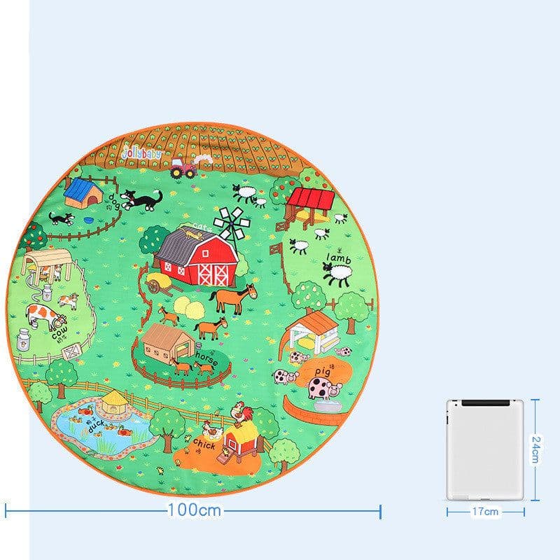 image-Baby Baby Play Blanket Early Education Animal Toys