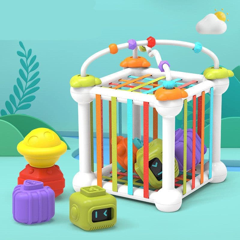 image-Color Box Sasale Baby Early Childhood Education Shape Jenga