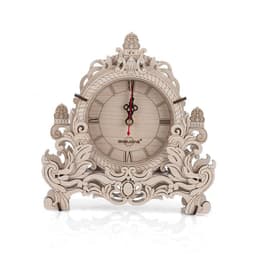 image-Wood Color Fashion Creative Wooden Clock 3D Puzzle