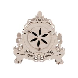 image-Wood Color Fashion Creative Wooden Clock 3D Puzzle