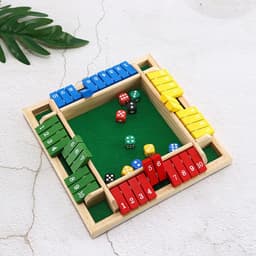 image-Four-sided Flip Card Game Digital Game Toy