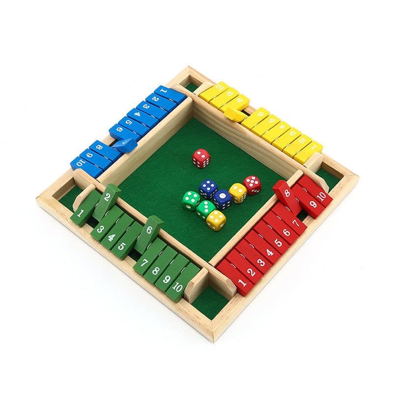 image-Four-sided Flip Card Game Digital Game Toy
