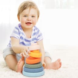 image-Six Stacked Jenga Squeezed And Called Children's Toys