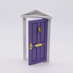 image-Mini Doll House Accessories DOLLHOUSE Furniture Door