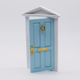 image-Mini Doll House Accessories DOLLHOUSE Furniture Door