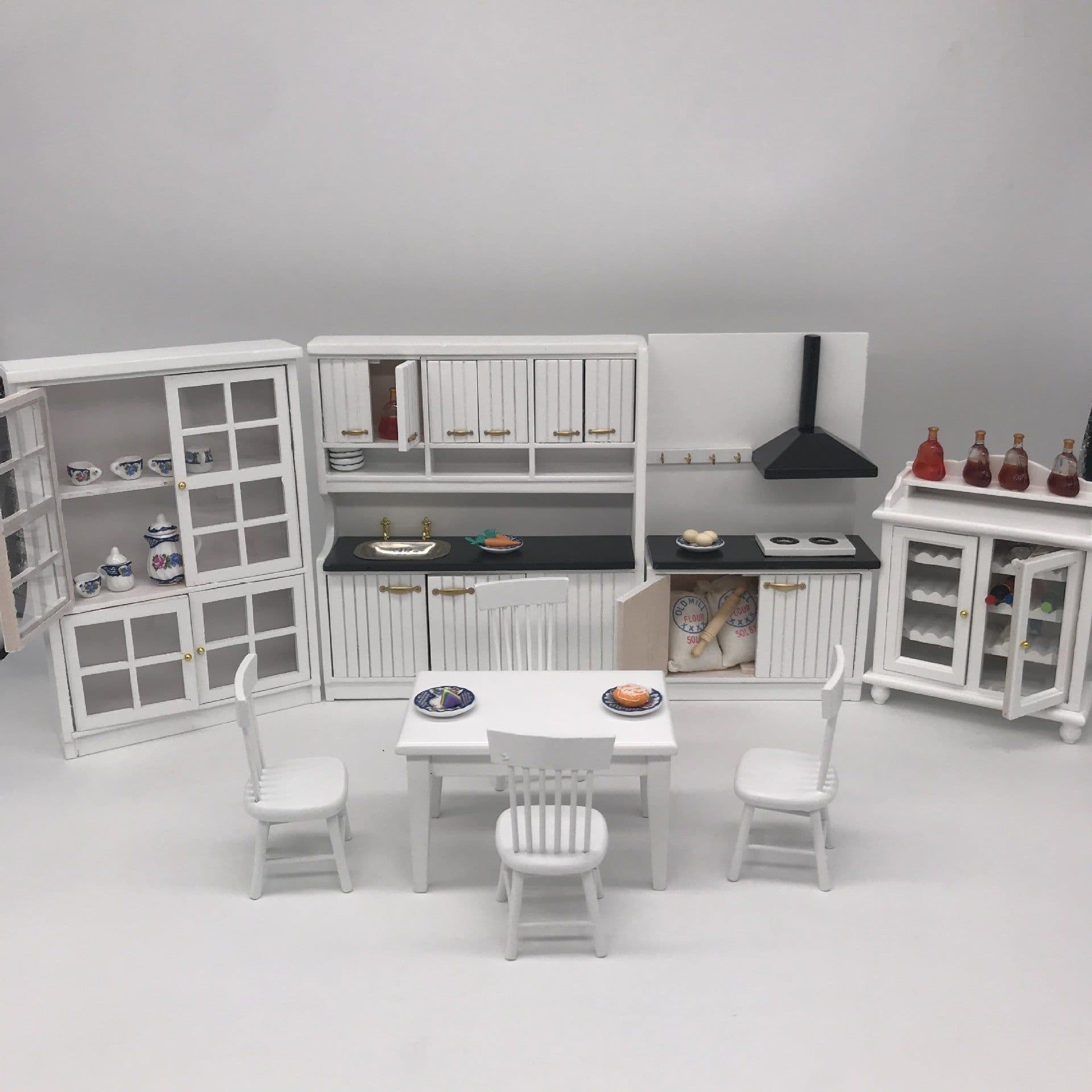 image-Mini Furniture Doll House Kitchen 12 Points Model
