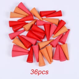 image-Mushroom Nail Rainbow Log Wooden Building Block Variety Toy